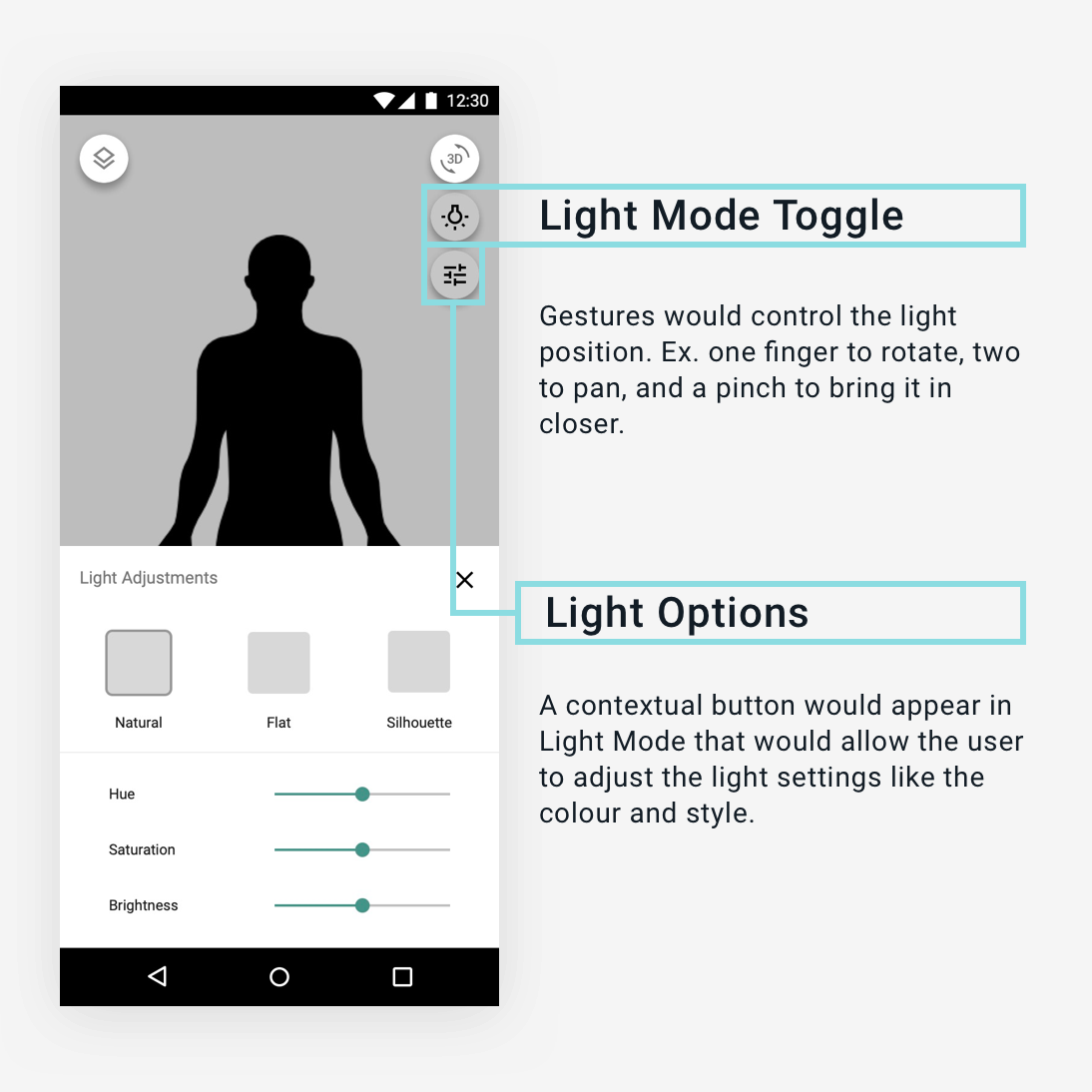 Light Mode Wireframe